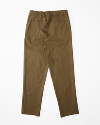 billabong, Larry Beach Elastic Waist Pants, MILITARY (mil) LARRY BEACH PANT ABYNP00167
