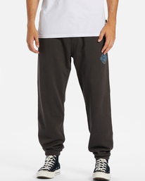 billabong, Electric Rotor Sweatpants, RAVEN (rav) ELECTRIC ROTOR PANT ABYNP00169