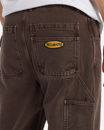3 Bad Dog Workwear Pants Brown ABYNP00179 Billabong