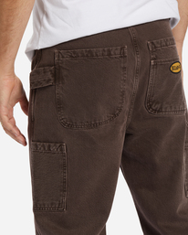 4 Bad Dog Workwear Pants Brown ABYNP00179 Billabong