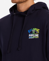 3 Pipeline - Hoodie for Men Blue ABYSF00110 Billabong