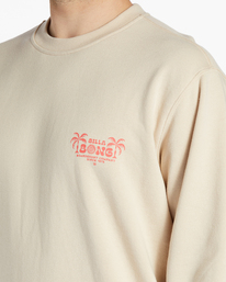 3 Short Sands Crew Sweatshirt Beige ABYSF00114 Billabong