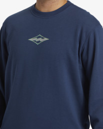 3 Shorebird Crew Sweatshirt Blue ABYSF00130 Billabong