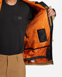 6 A/Div Outsider 10K Insulated Snow Jacket Brown ABYTJ00100 Billabong