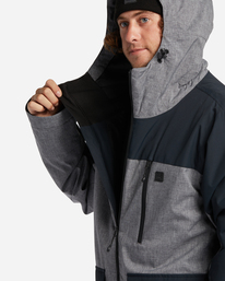 3 A/Div Outsider 10K Insulated Snow Jacket Grey ABYTJ00100 Billabong