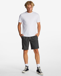 1 Surftrek Trail Technical Elasticized Shorts Black ABYTK03000 Billabong