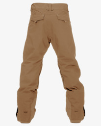 8 A/Div Compass 15K Insulated Snow Pants Brown ABYTP00100 Billabong