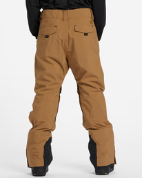 2 A/Div Compass 15K Insulated Snow Pants Brown ABYTP00100 Billabong