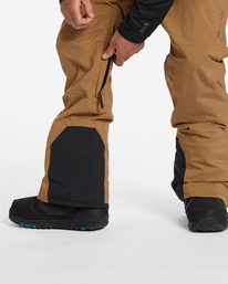 4 A/Div Compass 15K Insulated Snow Pants Brown ABYTP00100 Billabong