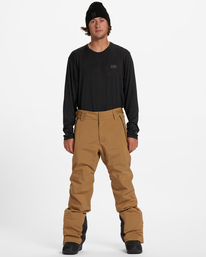 0 A/Div Compass 15K Insulated Snow Pants Brown ABYTP00100 Billabong