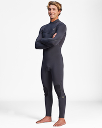 0 3/2 Furnace Natural Zipperless Full Wetsuit Black ABYW100118 Billabong