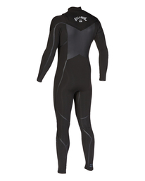 4 4/3 Absolute Plus Chest Zip Full Wetsuit Black ABYW100170 Billabong