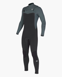 billabong, 3/2 Revolution Chest Zip Full Wetsuit, ANTIQUE BLACK (aqk) 3/2mm Revolution - Chest Zip Wetsuit for Men ABYW100176
