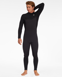 8 3/2 Revolution Chest Zip Full Wetsuit Black ABYW100176 Billabong