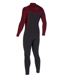 13 4/3mm Revolution - Chest Zip Wetsuit for Men Red ABYW100177 Billabong