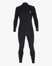 0 3/2 Furnace Comp Back Zip Steamer Wetsuit Black ABYW100181 Billabong