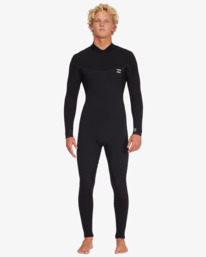 5 3/2 Furnace Comp Back Zip Steamer Wetsuit Black ABYW100181 Billabong