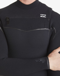3 3/2 Furnace Chest Zip Full Wetsuit Black ABYW100186 Billabong