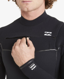 4 3/2 Furnace Chest Zip Full Wetsuit Black ABYW100186 Billabong