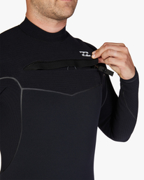 5 5/4mm Furnace - Chest Zip Wetsuit for Men Black ABYW100188 Billabong