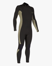 12 3/2 Absolute Back Zip Full Wetsuit Green ABYW100189 Billabong