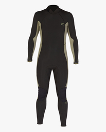 7 3/2 Absolute Back Zip Full Wetsuit Green ABYW100189 Billabong