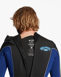 7 3/2 Absolute Back Zip Full Wetsuit Blue ABYW100189 Billabong