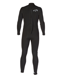 billabong, 4/3 Absolute Back Zip Full Wetsuit, BLACK (blk) 4/3mm Absolute - Back Zip Wetsuit for Men ABYW100190