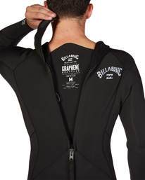 14 4/3mm Absolute - Combinaison de surf back zip pour Homme Noir ABYW100190 Billabong
