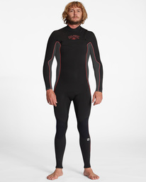1 3/2 Absolute Chest Zip Full Wetsuit Black ABYW100192 Billabong