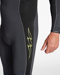 6 3/2mm Absolute - Chest Zip Wetsuit for Men Gray ABYW100192 Billabong