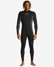 1 3/2 Absolute Chest Zip Full Wetsuit Purple ABYW100192 Billabong