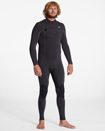 3 4/3mm Absolute - Chest Zip Wetsuit for Men Black ABYW100193 Billabong