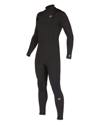 billabong, 5/4 Absolute Chest Zip Full Wetsuit, BLACK (blk) 5/4mm Absolute - Chest Zip Wetsuit for Men ABYW100194