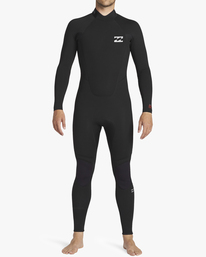 1 3/2mm Intruder - Back Zip Wetsuit for Men Black ABYW100201 Billabong
