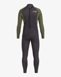 1 5/4mm Intruder - Back-Zip-Neoprenanzug für Männer Schwarz ABYW100204 Billabong