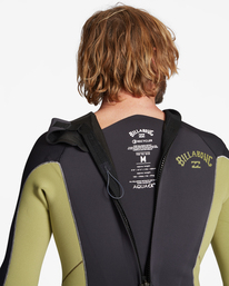 6 3/2mm Absolute - Combinaison de surf back zip pour Homme Vert ABYW100211 Billabong