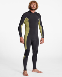 3 3/2mm Absolute - Combinaison de surf back zip pour Homme Vert ABYW100211 Billabong