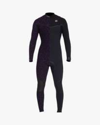 5 4/3mm Furnace Natural - Chest-Zip-Neoprenanzug für Männer Schwarz ABYW100227 Billabong
