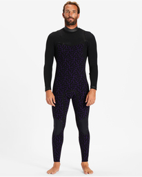 6 4/3mm Furnace Natural - Chest Zip Wetsuit for Men Black ABYW100227 Billabong