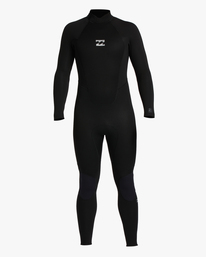 1 5/4 Absolute Back Zip Long Sleeve Wetsuit Black ABYW200101 Billabong