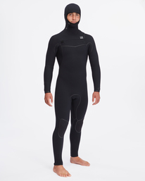 2 5/4 Furnace Chest Zip Hooded Full Wetsuit Black ABYW200102 Billabong