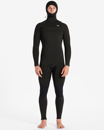 1 5/4mm Absolute - Traje de surf con cremallera en el pecho y capucha para Hombre Negro ABYW200105 Billabong