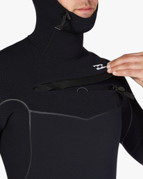 12 5/4 Furnace Hooded Chest Zip Full Wetsuit Black ABYW200114 Billabong