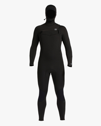 1 5/4 Absolute Chest Zip Hooded Wetsuit Black ABYW200117 Billabong