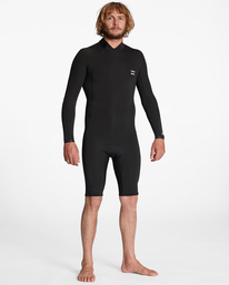 4 202 Absolute Back Zip Springsuit Black ABYW400121 Billabong