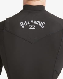 11 2/2mm Absolute - Short Sleeve Chest Zip Springsuit for Men Black ABYW500115 Billabong