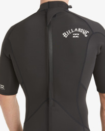 6 2/2mm Absolute Short Sleeve Back Zip Springsuit Black ABYW500117 Billabong
