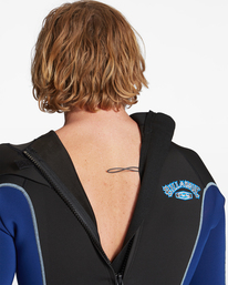 7 2/2mm Absolute - Kurzärmliger Back-Zip-Springsuit für Männer Blau ABYW500117 Billabong