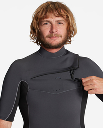 7 2/2mm Absolute - Short Sleeve Chest Zip Springsuit for Men  ABYW500118 Billabong